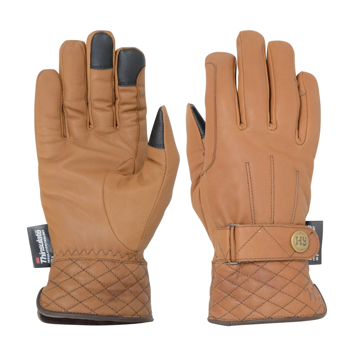 Hy5 Thinsulate Quilted Soft Leather Winter Riding Gloves