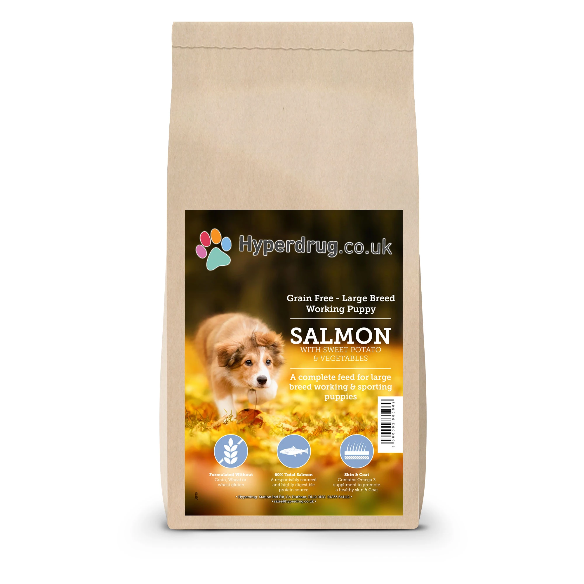 Hyperdrug Grain Free Large Breed Working Puppy 15kg