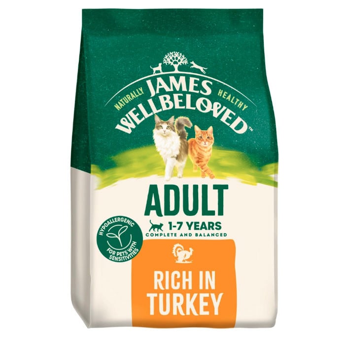 James Wellbeloved Adult Turkey & Rice Dry Cat Food