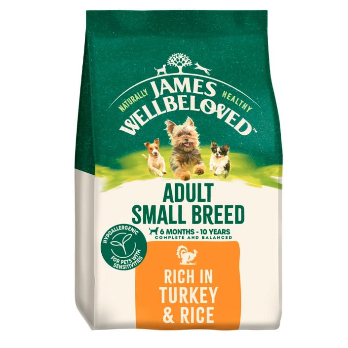 James Wellbeloved Adult Small Breed Grain Free Turkey & Vegetables
