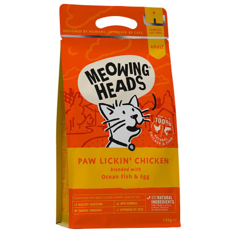 Meowing Heads Paw Lickin Chicken Dry Cat Food