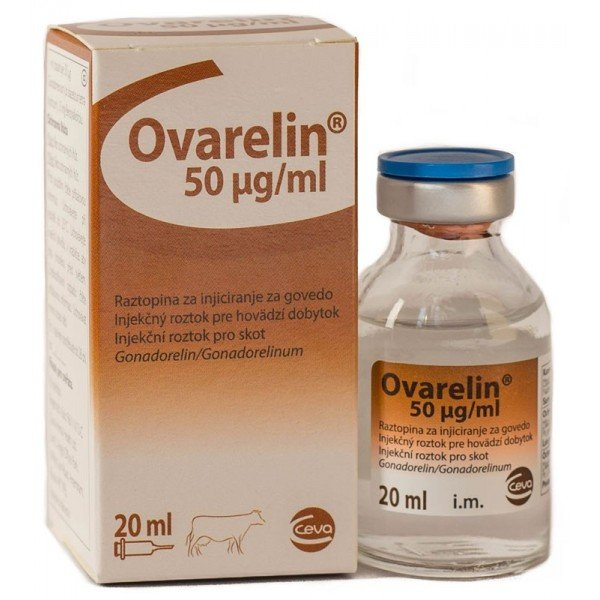 Ovarelin 50 µg/ml solution for injection for cattle 10ml