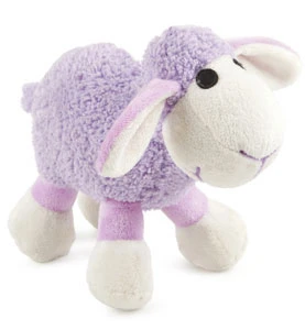 Small Bite Plush Lamb dog toy