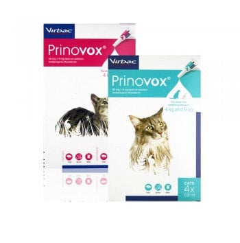 Prinovox Spot On solution for Cats (Pack of 4)