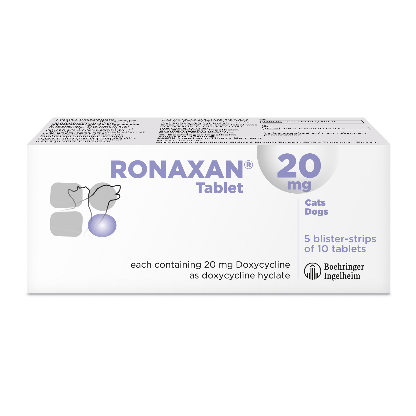 Ronaxan Tablets for dogs and cats