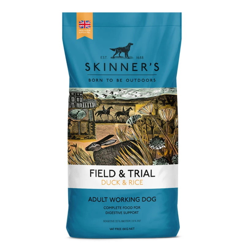 Skinners Field & Trial Duck & Rice Adult Working Dog Food