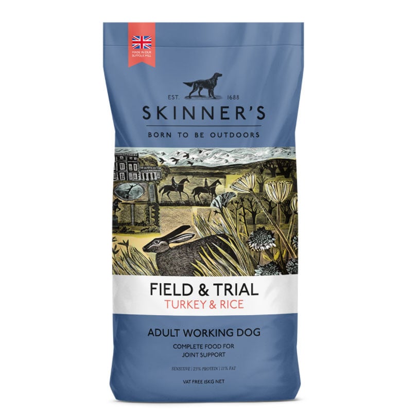 Skinners Field & Trial Turkey & Rice Adult Working