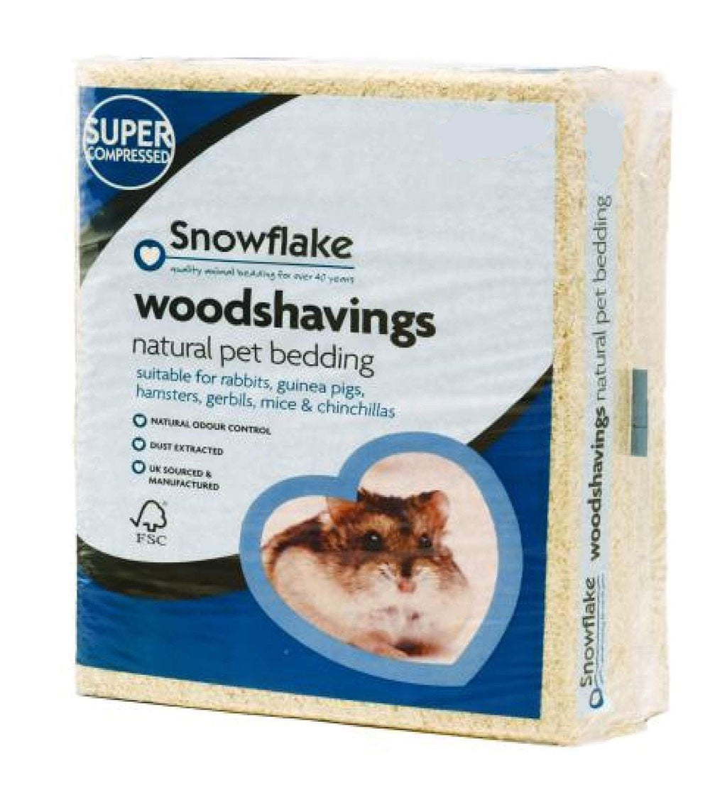 Snowflake Woodshavings Natural Pet Bedding