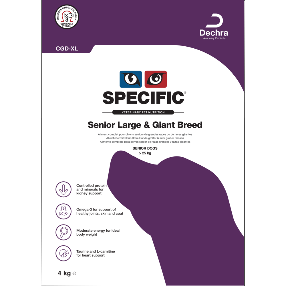 Dechra Specific CGD-XL Senior Large Giant Breed Dry Dog Food