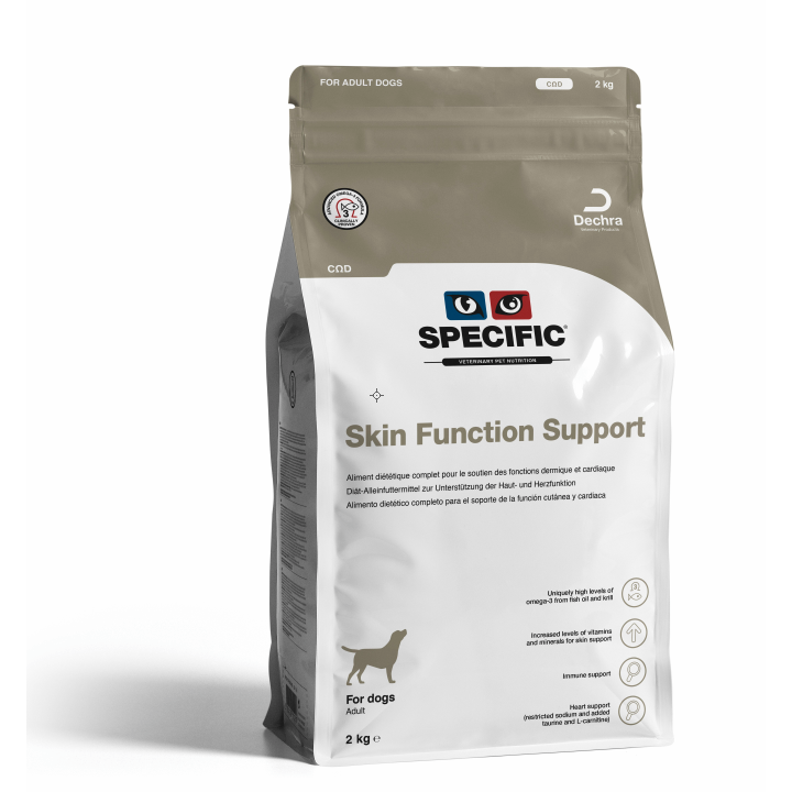 Dechra SPECIFIC COD Skin Function Support dry dog food with Omega 3