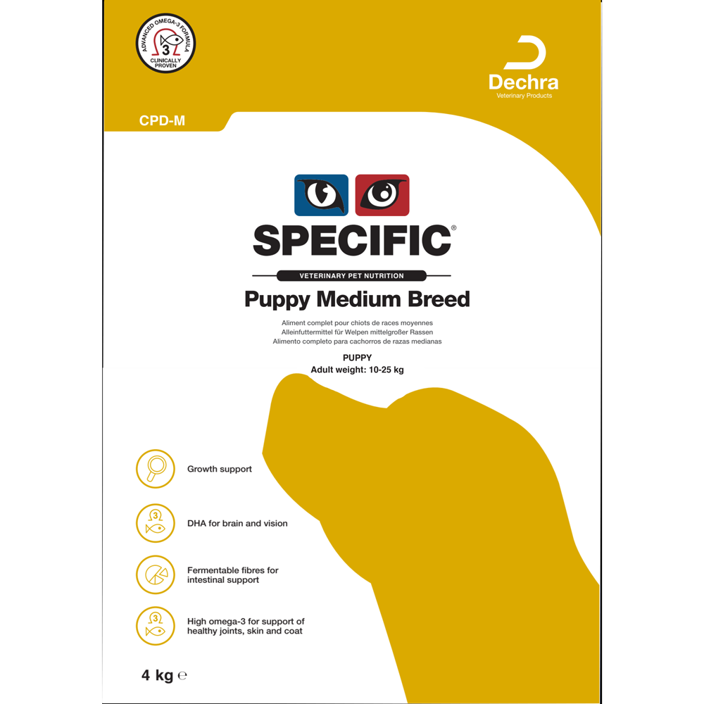 Dechra Specific CPD-M Puppy Medium Breed Dry Dog Food