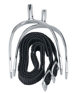 Korsteel P.O.W. Never Rust Spurs with Straps