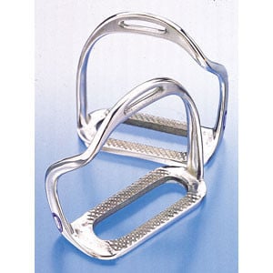 Stainless Steel Bent Leg Safety Stirrup Irons