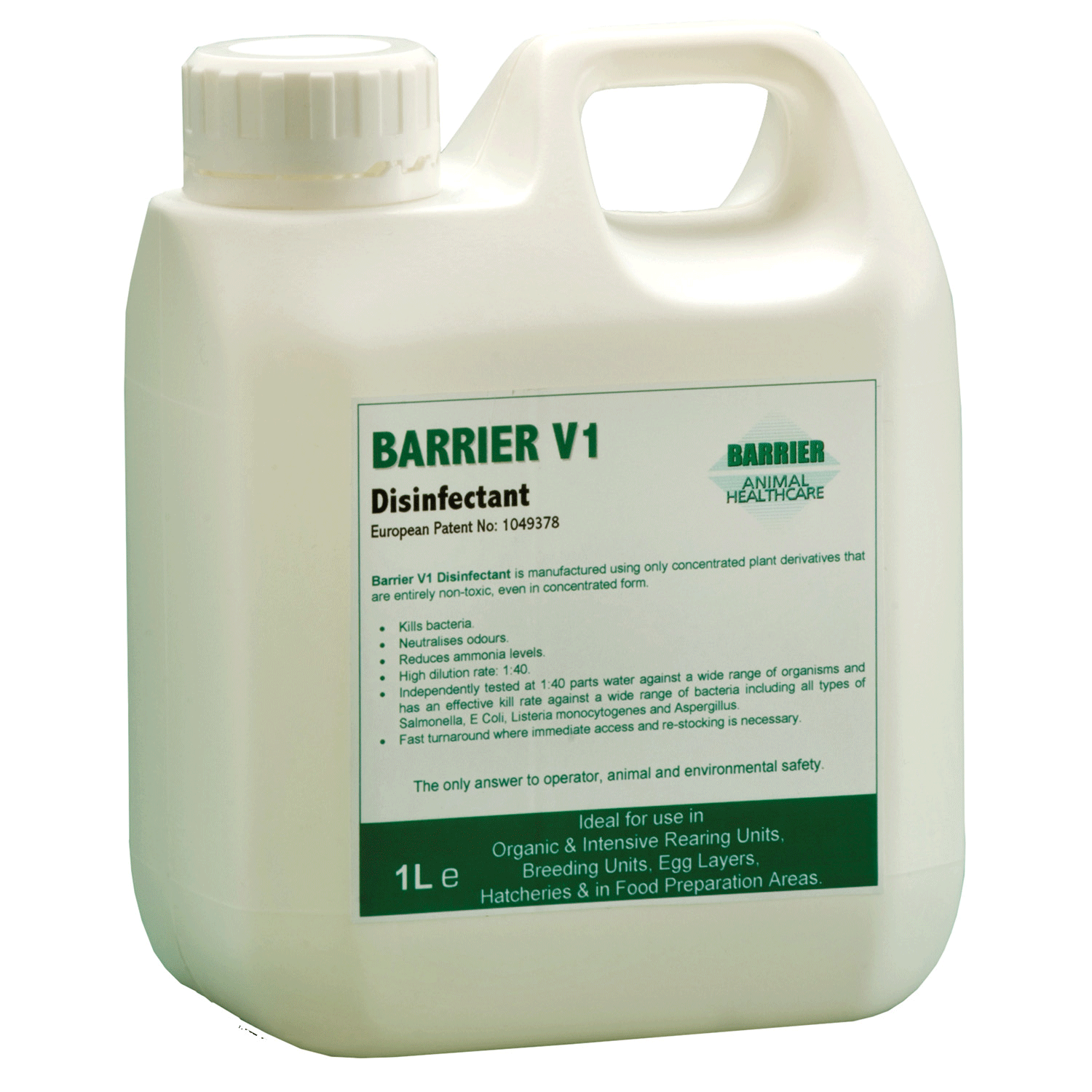 Barrier V1 Virucidal Disinfectant