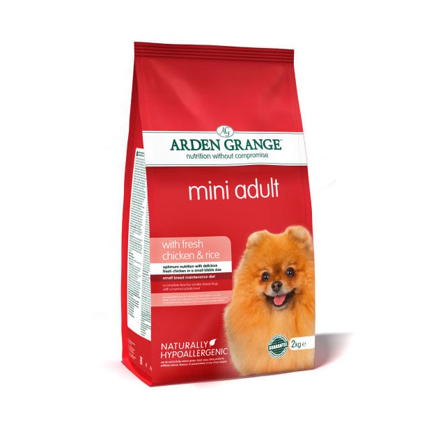 Arden Grange Mini Adult Dog rich in fresh chicken & rice