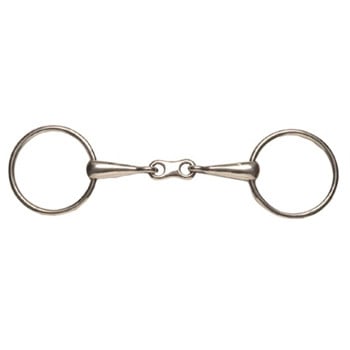 Thin Mouth French Link Loose Ring Snaffle Bit