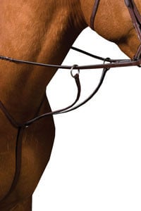Collegiate Running Martingale - Black