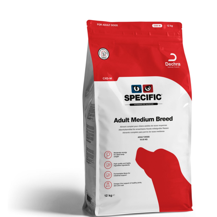 Dechra Specific CXD-M Adult Medium Breed Dry Dog Food