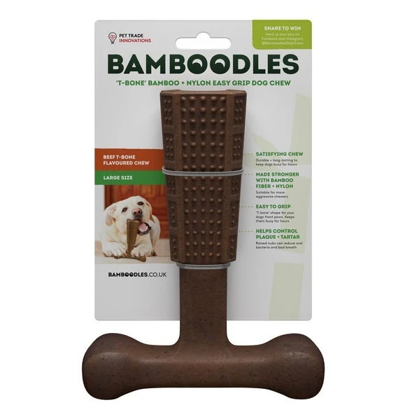 Bamboodles T-Bone Chew - Beef Flavour