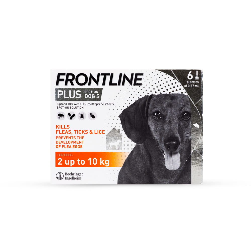 Frontline PLUS Spot On Flea Treatment Small Dogs 2-10kg