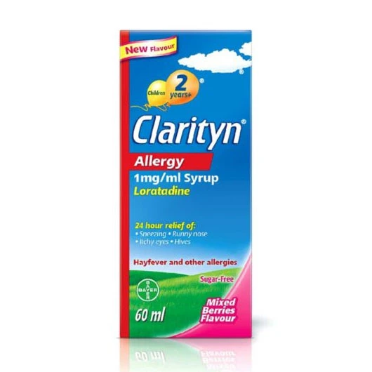 Clarityn Allergy Syrup Mixed Berries 60ml