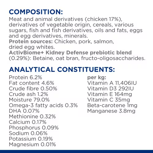 Hills Prescription Diet k/d + Mobility Feline