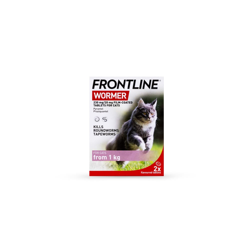 Frontline Wormer Tablets For Cats (pack of 2)