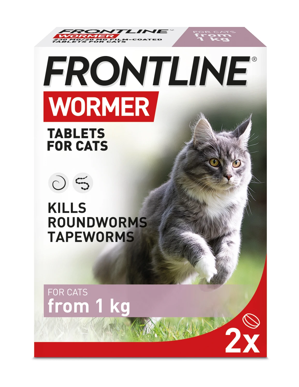 Frontline Wormer Tablets For Cats (pack of 2)