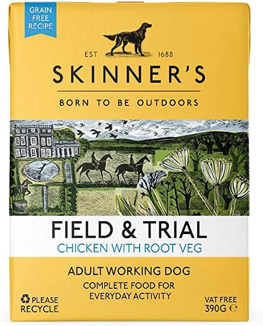 Skinners Field & Trial Chicken & Root Veg 390g (pack of 18)
