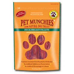 Pet Munchies Duck Breast Fillets 80g