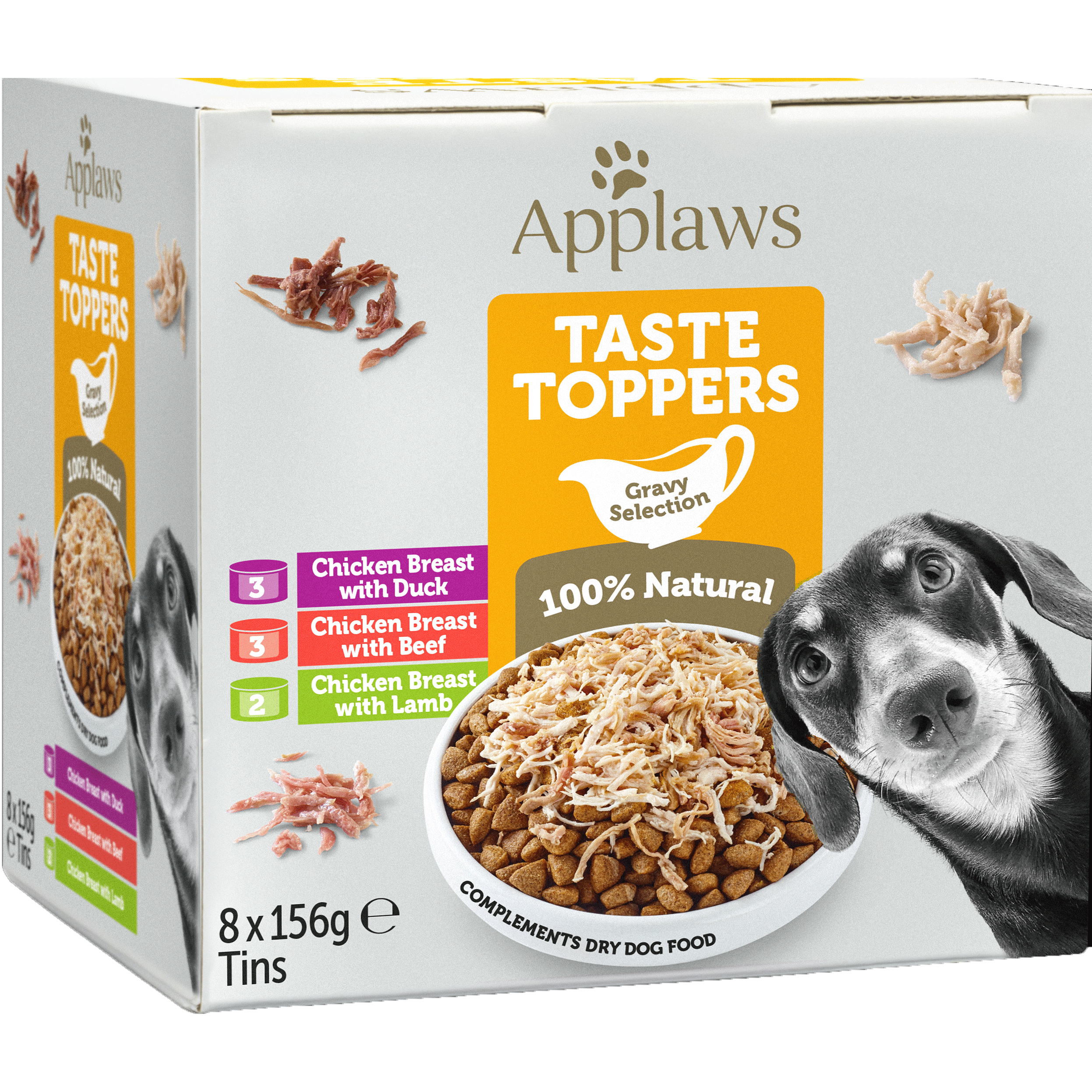 Applaws Taste Toppers Gravy Tin Selection 156g x 8 tins