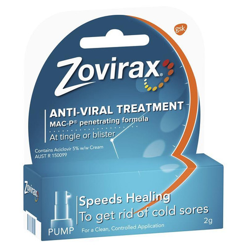 Zovirax Cold Sore Pump 2g