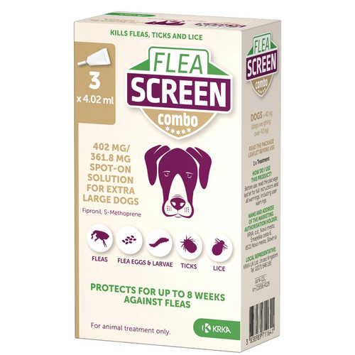 Fleascreen Combo Spot on for XL Dogs 40-60kg (pack of 3)