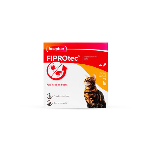 Beaphar FIPROtec Flea & Tick Spot On for Cats