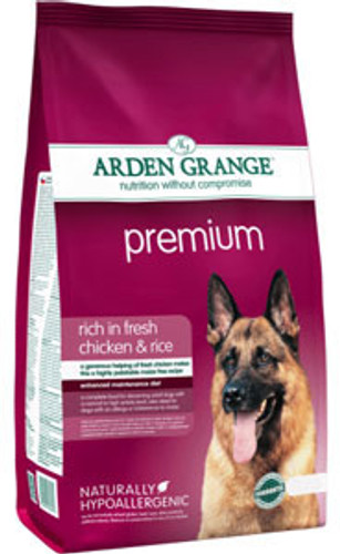 Arden Grange Premium Adult Dog rich in fresh chicken & rice