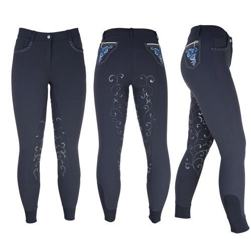 HyPERFORMANCE Chester Ladies Breeches - Navy