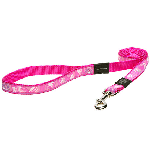 Rogz Fancy Dress Lead - Pink Paws