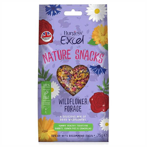 Burgess Excel Wildflower Forage Treats 75g