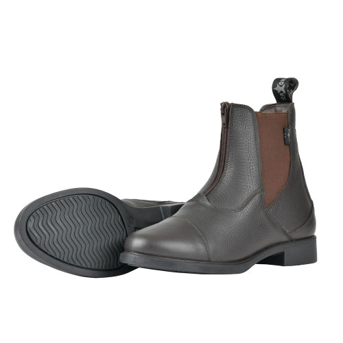 Saxon Allyn Zip Paddock Boots - Brown
