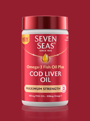 Seven Seas Cod Liver Max Strength Capsules