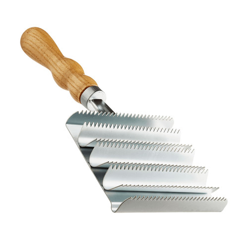 Bitz Curry Comb Metal With Handle