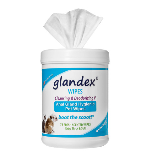 Glandex Anal Pet Wipes 75 PACK
