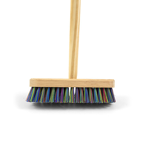 Hillbrush Stiff Deck Scrub Polyprop With Handle 229 MM MULTICOLOURED BC77