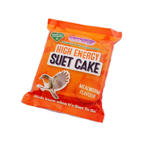 Suet To Go High Energy Suet Cake Mealworm 280 GM X 10 PACK MEALWORM