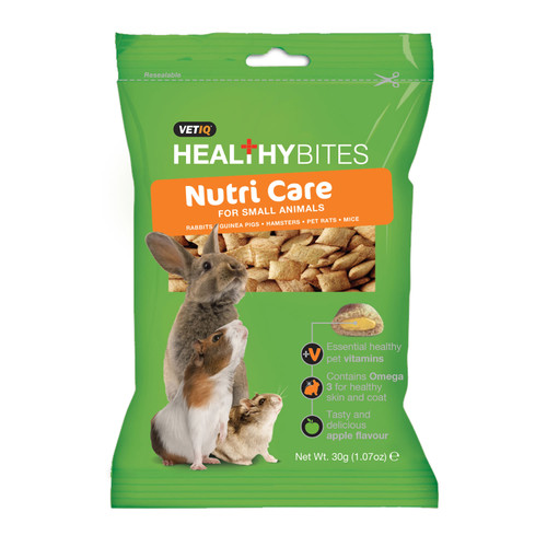 Vetiq Healthy Bites Nutri Care For Small Animals 30 GM