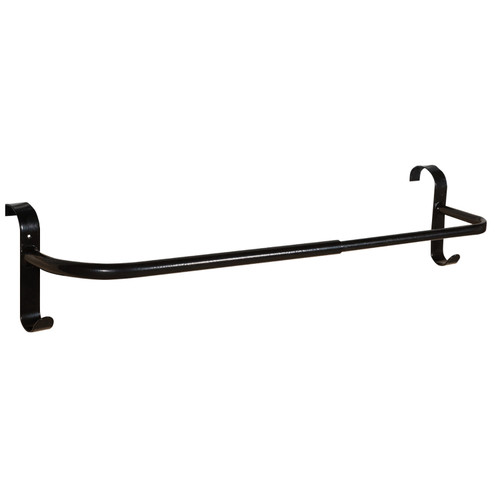 Stubbs Extendable Hook-On Rug Rail S8895  BLACK