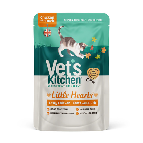 Vet'S Kitchen Little Hearts Cat Treats Chicken 60 GM