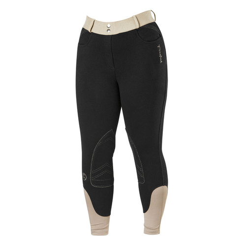 Firefoot Farsley Fleece Lined Breeches Ladies Black/Mink