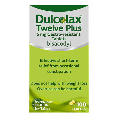Dulcolax Twelve Plus Tablets 5mg (pack of 100) P