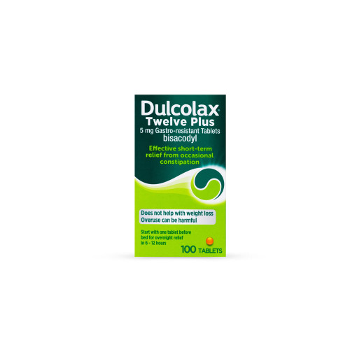 Dulcolax Twelve Plus Tablets 5mg (pack of 100)